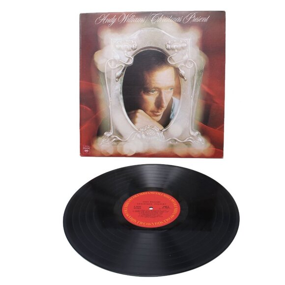 Vintage Andy Williams Christmas Present Album Record Vinyl 1970s Retro - Picture 1 of 5